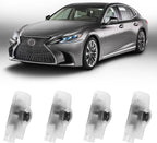 4Pcs Car Door Lights Logo Projector Compatible with LS/ES/is/LX/RX/GS/GX/RC/UX Car Accessories, No Fade HD LED Car Welcome Projector Lights, 3D Ghost Shadow Puddle Light(Blue)