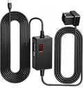 Dash Cam OBD Hardwire Kit Power Cable Type USB C Port | 10.5FT 12V-24V To 5V,for Dash Camera Three-Level Low Voltage Protection for Car Drivers Vehicle Dash Cam Power Cable - Black