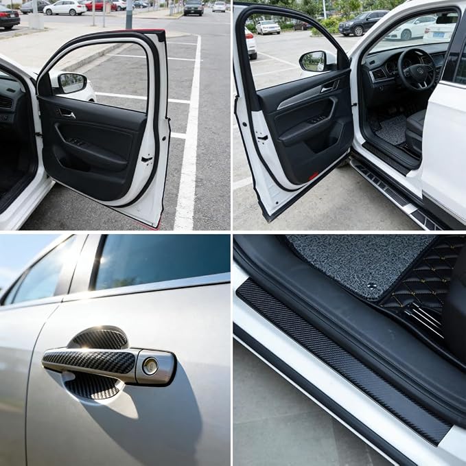 Car Door Protection Kit,Includes Car Door Edge Guards,Car Door Handle Protector,Car Door Sill Protector,Full Set for Cars Trucks SUVs,Scratch Protection.