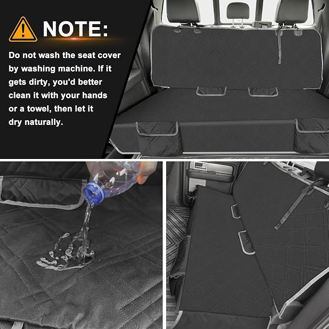 Dog Car Seat Cover Compatible with Subaru Outback 2014-2024 2025, Waterproof Pet Bench Seat Cover for Back Seat, 600D Heavy Duty Scratch Proof Nonslip Truck Seat Covers for Dogs