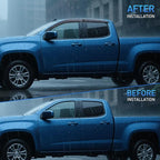 Window Visors for Chevy Silverado/GMC Sierra 1500/2500/3500/2500HD Extended Cab 1999-2006, Out-Channel Window Wind Deflectors Rain Guards -4PCS