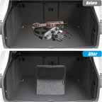 Car Trunk Organizer,Soft Felt Car Bag Organizer 12x7x12 inch Folding,for Honda CRV Civic Accord Ford Focus Fusion Toyota RAV4 Jeep SUV/Truck/Sedan（Gray