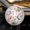 Car Steering Wheel Sun Shade Cover Hummingbird Flower Car Accessories for Women 17 inch Universal Steering Wheel Sun Block Cover Heat Reflector Fit Most Vehicle SUV Trucks Sedan
