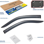 Goodyear Shatterproof Window Deflectors for Ford F150 2009-2014 Regular Cab, Tape-on Rain Guards, Window Visors, Vent Deflector, Vent Visor, Truck Accessories, 2 pcs - GY008940