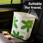 Disposable Car Garbage Bin Bags 60 PCS, Leak-proof Cleaning and Vomit Bags, Recycled HDPE, Easy Stick-On and Stand Design, Disposable Small Garbage Bags