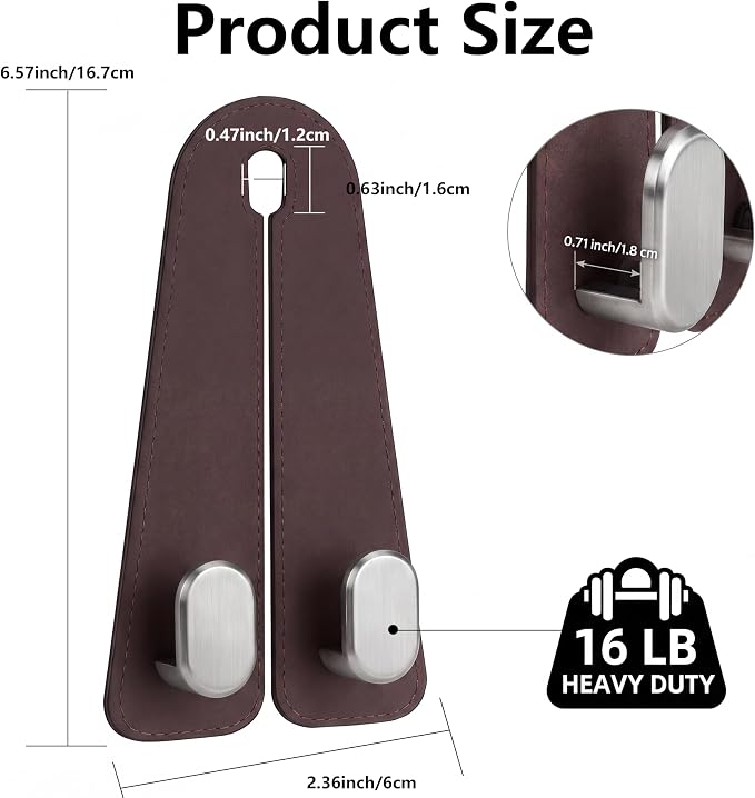 Car Seat Headrest Hooks for Purses & Shopping Bags, 2 Pack Suede Car Purse Hook, Double Hooks Secure Bags While Driving, Elegant & Durable, Simple to Install, Fits Handbags, Grocery Bags, Bottles.