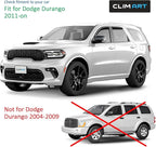 in-Channel Incredibly Durable Rain Guards for Dodge Durango 2011-2026, Original Window Deflectors, Vent Window Visors, Vent Deflector, 4 pcs. - 611162
