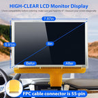 8" DJ080PA-01A LCD Touch Screen Replacement, Digitizer Screen Radio, Compatible withs Chevy, Suburban, Tahoe, Colorado, Silverado, GMC Yukon, Canyon, Sierra, Acadia.etc Mylink 8-inch Touchscreen