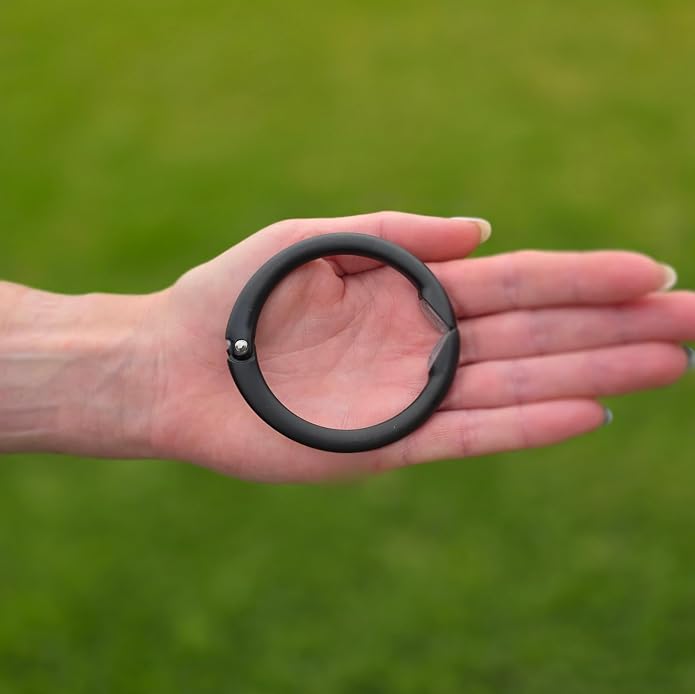 Bag Hanger Collection, The Ring that Opens into a Hook, Auto Closes | Holds 15 kg, Needs only 10mm to Hang a Hand Bag, Easy to Use with One Hand, The Instant Bag Hanger, 3 yr Warranty