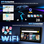 4G+128G for Honda CRV 2012-2016 Android 15 Car Stereo Radio with Wireless CarPlay Android Auto, 9”1280 * 720P IPS Touchscreen, Bluetooth5.0, GPS, WiFi, AHD Rear Camera, EQ, Split Screen, SWC