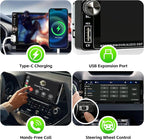 Single Din Radio Car Stereo with Wireless Carplay & Android Auto, 6.9" IPS Touchscreen Car Stereo with Bluetooth 1080P Backup Camera Mirror Link Navigation AM/FM Type-C Fast Charging USB EQ SWC Mic