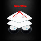 Rhombus Shaped Blind Spot Mirror, HD Glass Frameless Convex Wide Angle Rearview Blindspot Car Mirror for Car SUV and Truck (Pack of 2)