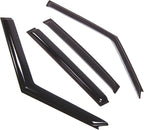 WD2-516 Dark Smoke 4 Pcs Set Window Visor (Outside Mount) Deflector Rain Guard Compatible with 1994-1998 Land Discovery