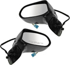 2 Piece Driver and Passenger Side Mirror Assembly Set Electric Adjustment Heated No Memory Black Compatible with 2007-2011 Honda Civic HO1320243 HO1320260 HO1321243 HO1321260