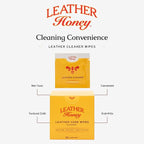 Cleaner Wipes: Clean Leather On-The-Go. 10 Cleaning Wipes for Leather, Faux & Vinyl: Any Color of Couches, Car Seats, Purses, Shoes & Bags. Made in the USA, Non-toxic & Ready-to-Use