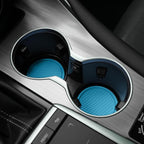 Car Cup Coaster, 4PCS Universal Non-Slip Cup Holders Embedded in Ornaments Coaster, Car Interior Accessories, Light Blue