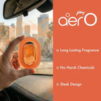 AER O Hanging Car Air Freshener Gel – Musk After Smoke, Long Lasting 30 Days, Leak-Proof Odor Neutralizer, Rear-View Mirror Car Air Freshener with Steady Freshness Technology, Pack of 4