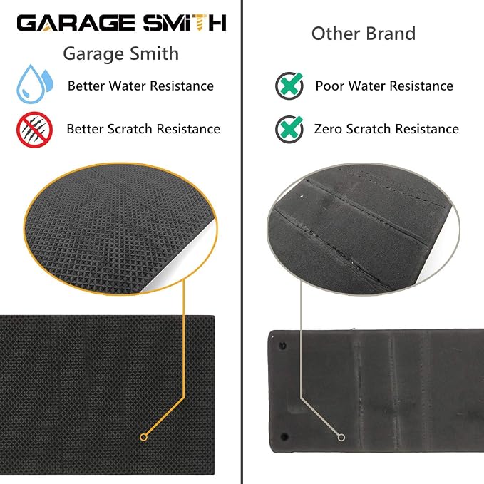 GWP02S Garage Wall Protector Car Door Protectors, Designed in Germany (4, Black)