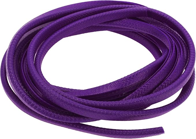 Universal Car Door Edge Protective Sealing Strip U-Type Door Scratch Protection Guard, 16.40ft 5m, Anti-scratch Collision, PVC Iron, Purple