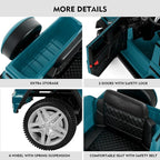 JOYLDIAS Kids Ride On Cars, Licensed Mercedes-Benz Maybach G650S, 12V7AH Battery Powered Toy Electric Car for Kids W/LED Underglow Lights,Remote Control,2 Motors,3 Speeds,Music,Bluetooth,Peacock Blue