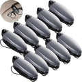 10 Pieces Auto Car Vehicle Sun Visor Clip Holder for Sunglasses Glasses Holder Hanger Eyeglasses Mount Ticket Card Clip Car Accessories(Gray)