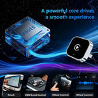 2026 Upgraded Wireless CarPlay Adapter - Fast Auto-Connect, Stable Connection, Mini Size Plug & Play Adapter for iPhone & Android Auto Compatible Cars