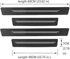 Door sill Protector, Door sill Scratch Protection (for All car Models) Door sill Protector（4PC）