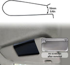 Car Air Freshener Visor Clip Compatible with Drift Car Air Freshener, Auto Accessories, Vehicle Sun Visor Metal Clip, Black, Freshener not include (2 Pack)