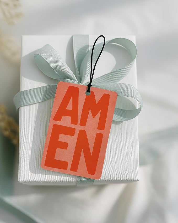 Christian Car Air Freshener 6 Pcs Coconut Scented, Strawberry Religious Bible Car Accessories Mirror Decor for Women, Girly Christian Hanging Air Freshener for Cars Closet Drawer Books