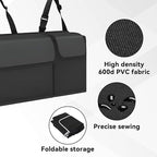 Car Trunk Organizer, Backseat Hanging Large Storage with Adjustable Straps,Waterproof PVC Collapsible Cargo Bag, Car Interior Accessories for Auto SUV MPV (Black)
