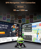 8Core 8G+128G for Toyota Corolla 2009-2013 Android 15 Car Stereo Carplay Android Auto, 9 Inch QLED capacitive Screen with Bluetooth 5.0 FM/AM/RDS DSP-36 GPS WiFi Mirror Link Backup Camera