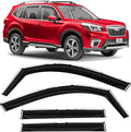 Voron Glass in-Channel Extra Durable Rain Guards for Subaru Forester 2019-2024, Window Deflectors, Vent Window Visors, 4 Pieces - 200714