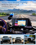 PZK Car Phone Mount for Toyota C-HR CHR 2019-2022 Accessories 8-inch Screen | Auto Lock Phone Holder One Button Release 360° Rotation Smart Phone Cradles Hands Free Not Affect Vent for All Smartphone