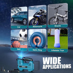 160PSI Cordless Tire Inflator Compatible with Makita 18V Air Compressor, Portable Air Pump Automatic Shut Off, LED Light, Digital Pressure Gauge for Cars Motorcycles Bike Ball (Tool Only)