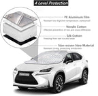 Car Windshield Cover Sun Shade,All Weather Windshield Sunshade Cover Fits Most Cars SUV