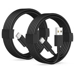 Car Carplay Cable for iPhone 17/17 Pro/Air/17e/16/15 Pro Max/Plus Cable, 2Pack USB A to USB C for CarPlay USBC Cord, iPad, Galaxy, Pixel, Android Accessories Charging Wire Type-C Car Charger Cord 3FT