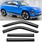 2024-2026 Tape-On Rain Guards Compatible with Hyundai Kona Side Window Visor Deflectors SE SEL Convenience N Line S Limited 2025