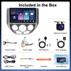 4G+64G Car Radio for Ford Focus 2005-2008: Upgrade Android 15 9" Touch Screen Stereo Head Unit Wireless CarPlay Android Auto, BT 5.4, WiFi 6, GPS, FM, RDS, EQ, SWC, 1080P Backup Camera