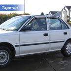 Window Visors Rain Guards Shield for 1984-1992 Toyota Corolla, Out-Channel Window Vent Wind Deflectors Visors Shades for 84-92 Corolla
