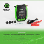 1000W Power Inverter 2000W Peak, DC 12V to 3X 120V AC | 3X AC, 2X 2.4Amp USB, Mounting Brackets and Clamps Included, RV, Car, Truck, Camping, Outdoor, Emergency, Portable