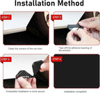 2PCS Car Door Corner Protector Edge Guards, 1.77"x1.77" Carbon Fiber Anti-Collision Car Door Edge Protector, Self-Adhesive Anti-scratch Protective Cover, Universal Auto Corner Protect(Sport)