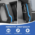 Center Console Dash Grab Handle Cover Trim Compatible with 2021-2024 Ford Bronco Light Blue Interior Accessories (Not for Bronco Sport)