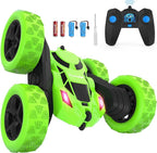 RC Stunt Car for Kids Ages 6–12, Double-Sided Remote Control Car with LED Lights, 4WD Electric Toy Vehicle, USB Rechargeable, Perfect Birthday, Holiday for Boys & Girls
