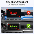 Car Phone Holder for Toyota Tacoma 2024 2025 2026 W/Center Console Organizer-for MagSafe Magnetic Cell Phone Mount for Tacoma Accessories 8 inch Touchscreen,Strong Magnets for iPhone (NOT FIT 14 inch)