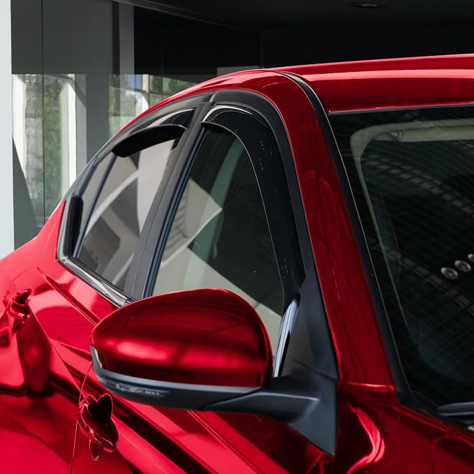 Voron Glass in-Channel Extra Durable Rain Guards for Nissan Altima 2019-2026, Window Deflectors, Vent Window Visors, 4 Pieces - 200914