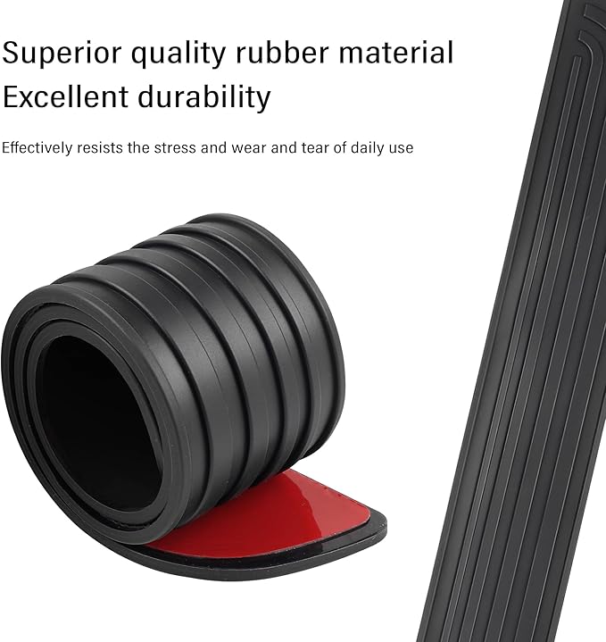 4PCS Car Door Sill Protector,Anti-Scratch & Waterproof Car Door Sills Scratch Protection,Universal Car Exterior Accessories Automotive Door Entry Guard for Car,Truck,SUV (Black, Width 2.36")