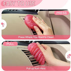 Car Cleaning Gel for Car Cleaning Putty Car Putty Car Interior Cleaner Auto Detail Tools Car Cleaning Slime Car Accessories White Elephant Gifts for Men Women Adults Stocking Stuffers 2 Pack
