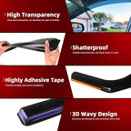 4pcs in-Channel Rain Guard Fit for Audi Q5/SQ5 8R 2009-2017, Smoke Tint Wind Deflector Window Visors Vent Shades Shields Car Accessories 2010 2011 2012 2013 2014 2015 2016