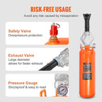 Tire Seater, 2.1 Gal/8 L Air Tire Blaster, 120 PSI Handheld, Portable Tire Inflator Tool, 85-116 PSI Operating Pressure for Tractor Truck ATV Car and Automobile Repair