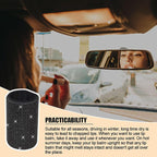 Upright Car Chapstick Holder, Bling Insulating Lip Balm Holder,Rhinestone Car Accessories for Women Interior,Suitable for Most Vehicles. (Black)
